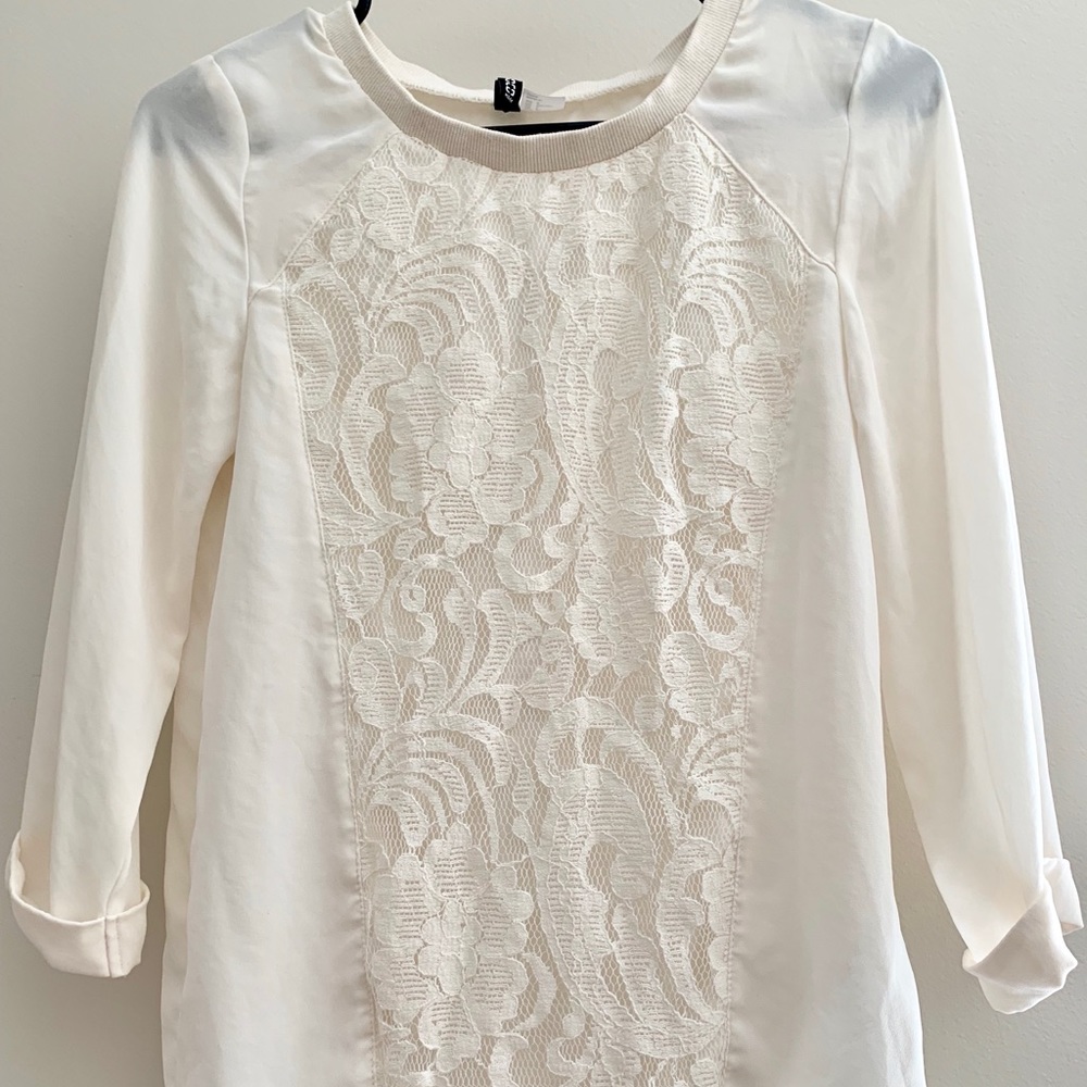 Cream blouse